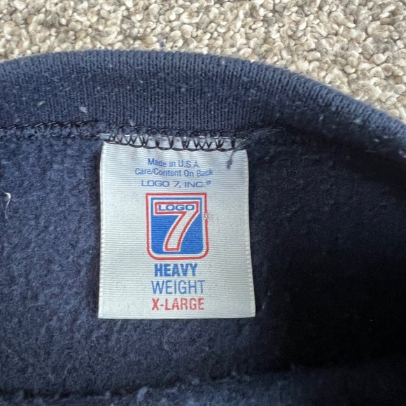 Dallas Cowboys Vintage Embroidered Blue Crewneck Sweatshirt Made in USA, Size XL - Picture 3 of 6